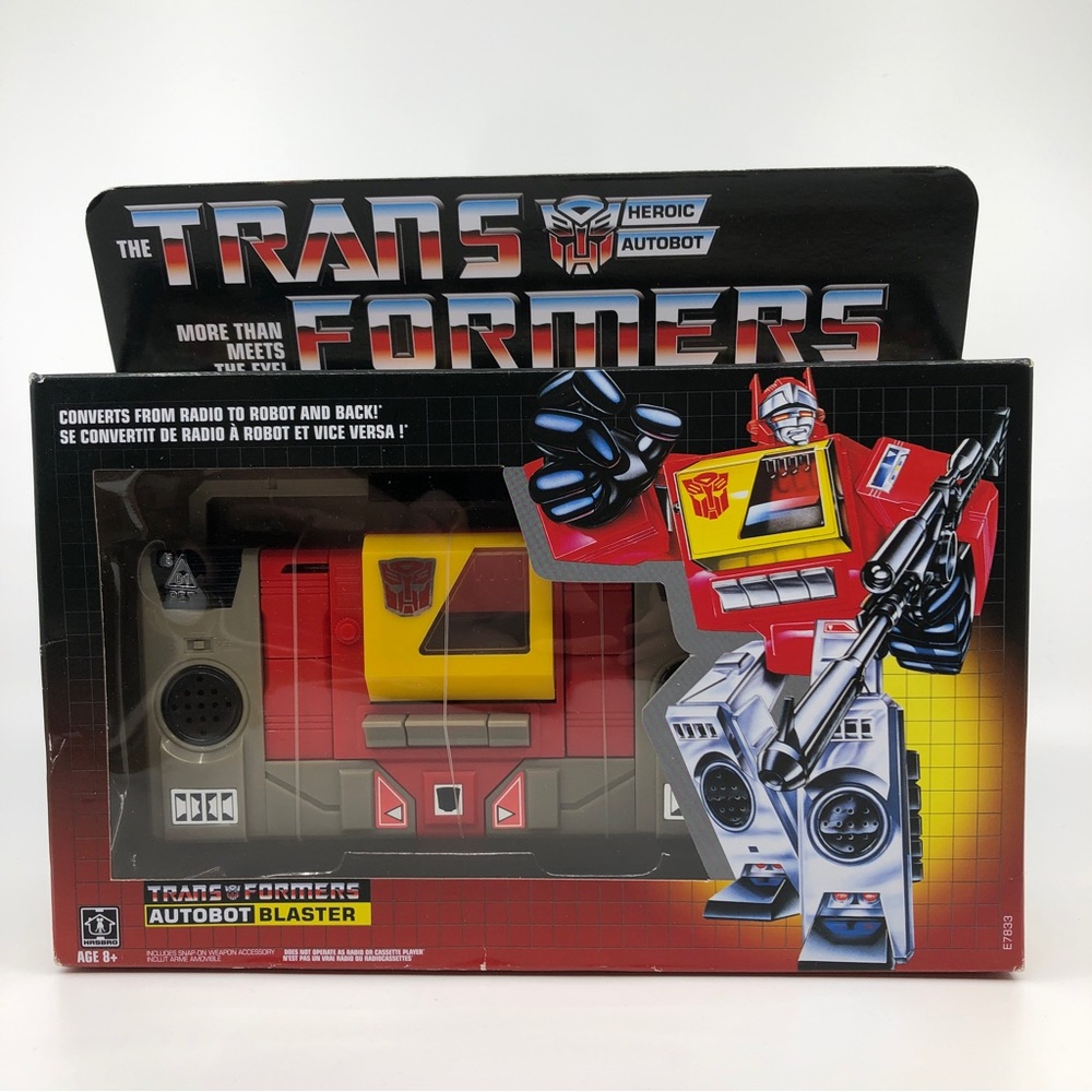 Transformers Toys Vintage G1 Autobot Blaster Collectible Action Figure